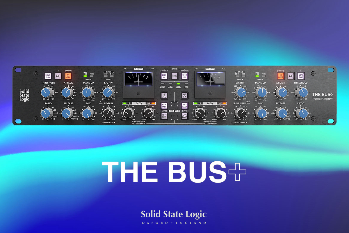 Solid State LogicがTHE BUS+を発表。伝統のBus Compressor +αの2chコンプレッサー