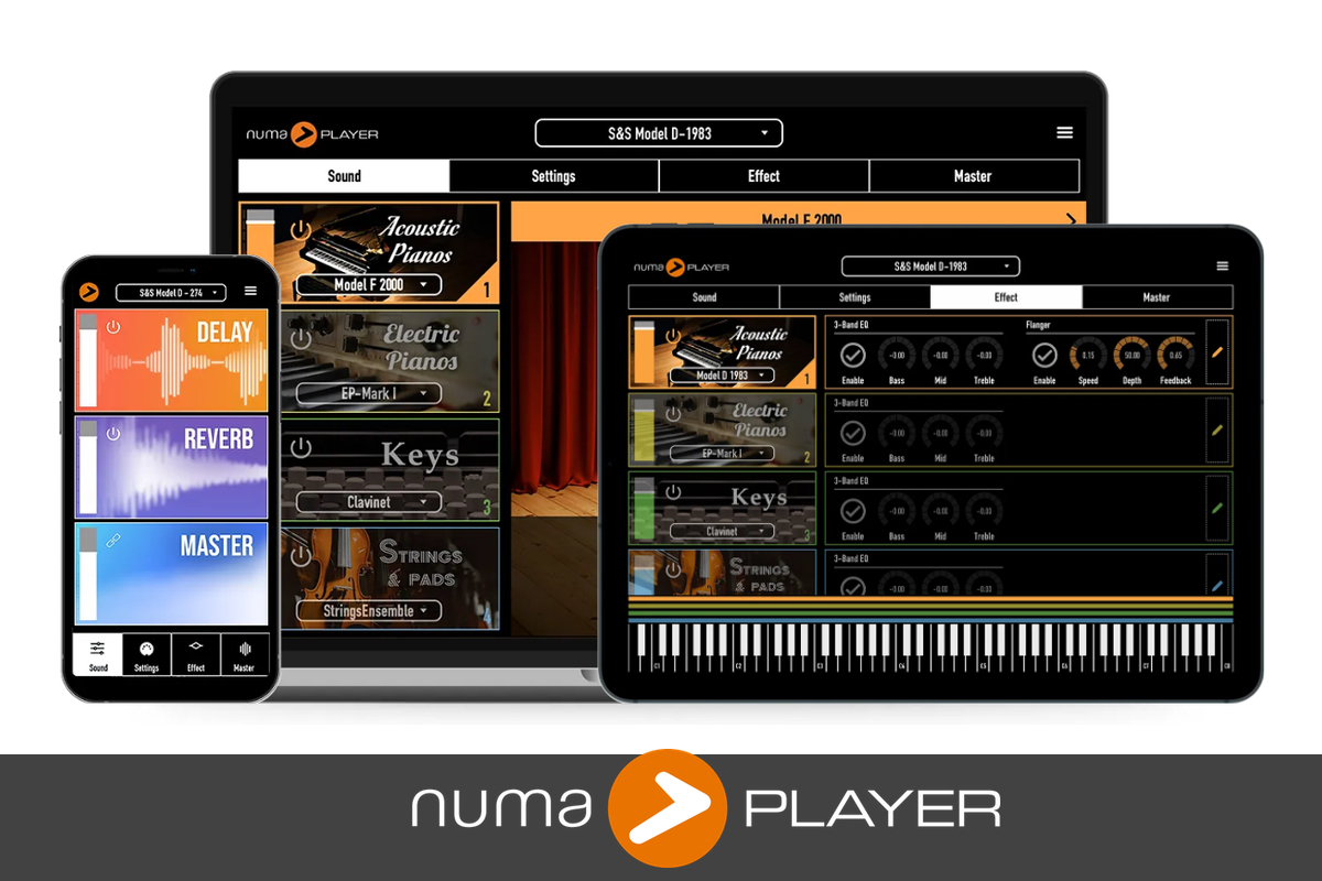 Studiologic Numa Playerを無償配布中。Mac/Windows/iOS対応のピアノ/キーボード ソフト音源