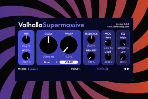 Valhalla Super Massive ディレイ&リバーブ はなんとフリープラグイン。ディープで壮大な世界観を表現