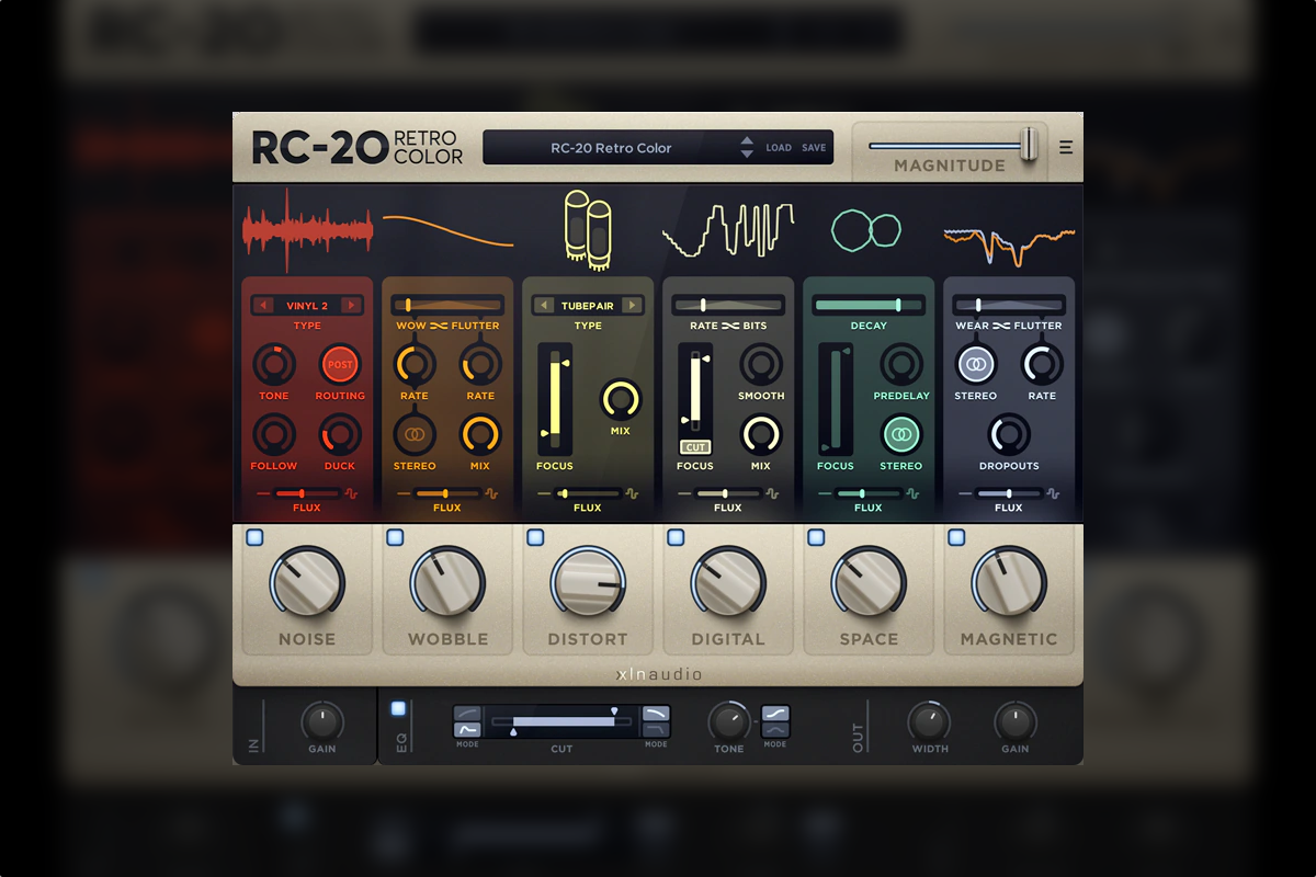 【7月3日まで】xln audio RC-20 Retro Colorが40%OFF！ホットなアナログサウンドを実現するプラグイン