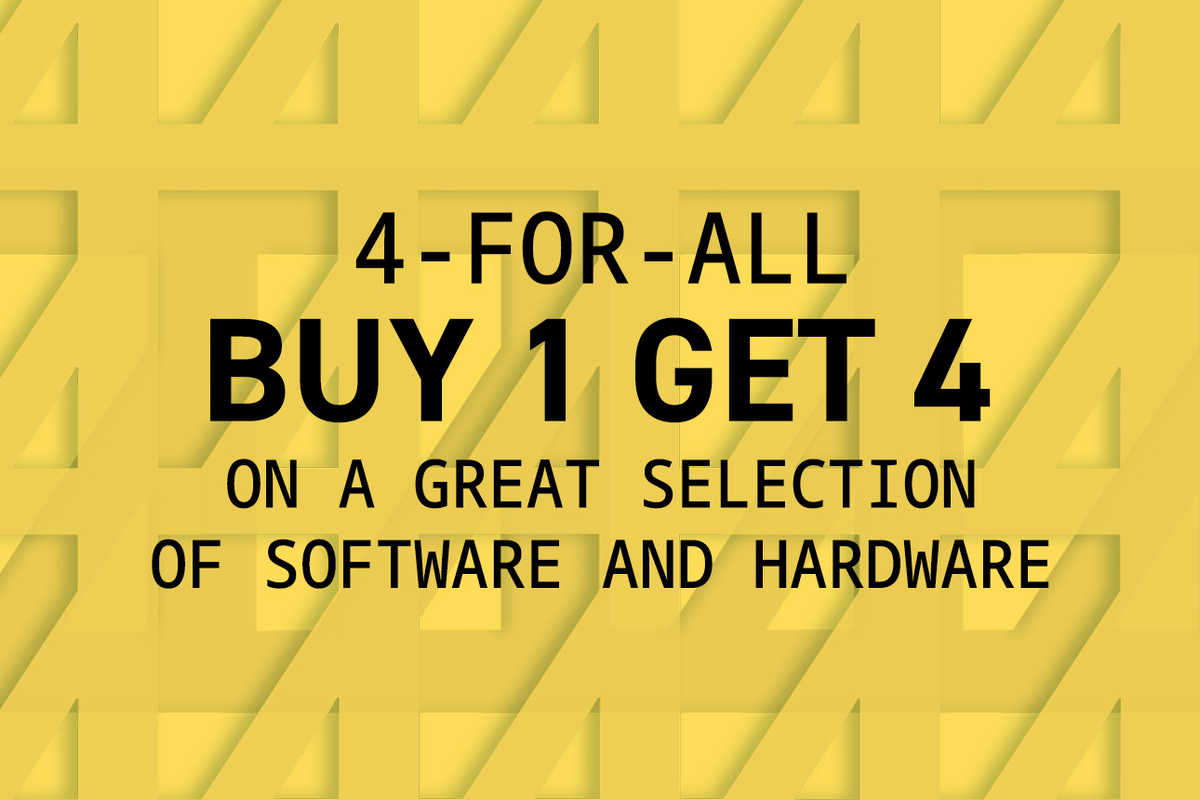 【8/31迄】IK Multimedia 対象ハードを新規購入＆登録で 同価格以下のソフト3製品がもらえる！4-for-allプロモ