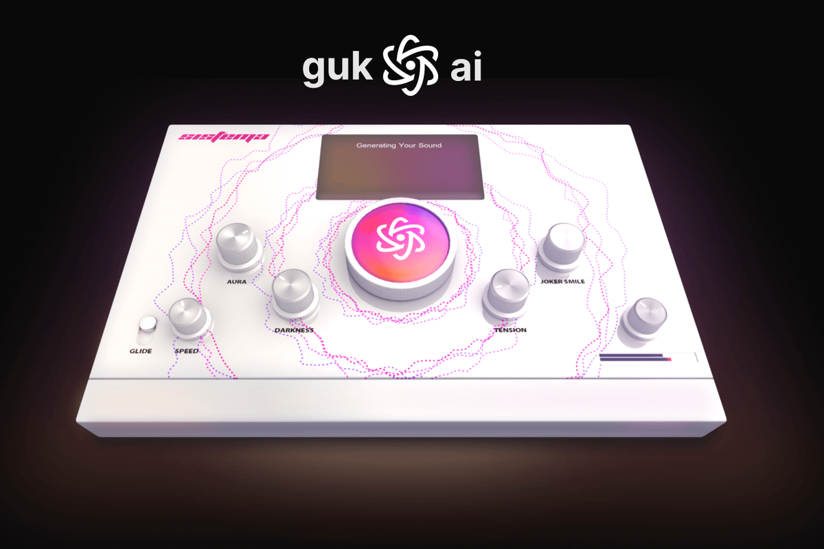AIがサウンドを作ってくれるソフトシンセ『Sistema』を guk.ai が無償配布中！
