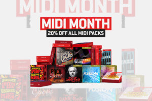 【11/1迄】TOONTRACK MIDI MONTH キャンペーン！ドラムシリーズ、EZkeys、EZbassのMIDIパックが20％オフ！
