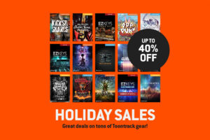 【2023年 1/1迄】年に一度の大セール！TOONTRACK HOLIDAY SALES！拡張音源が40%OFF！