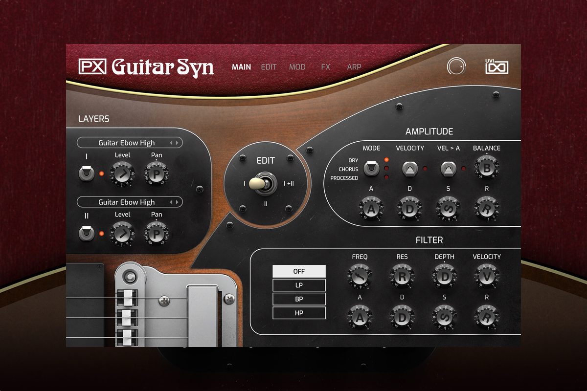 【12/18迄】UVI『PX Guitar Syn』新発売！元祖ギターシンセ GR-500／GS-500がソフトウェア化！イントロセール中